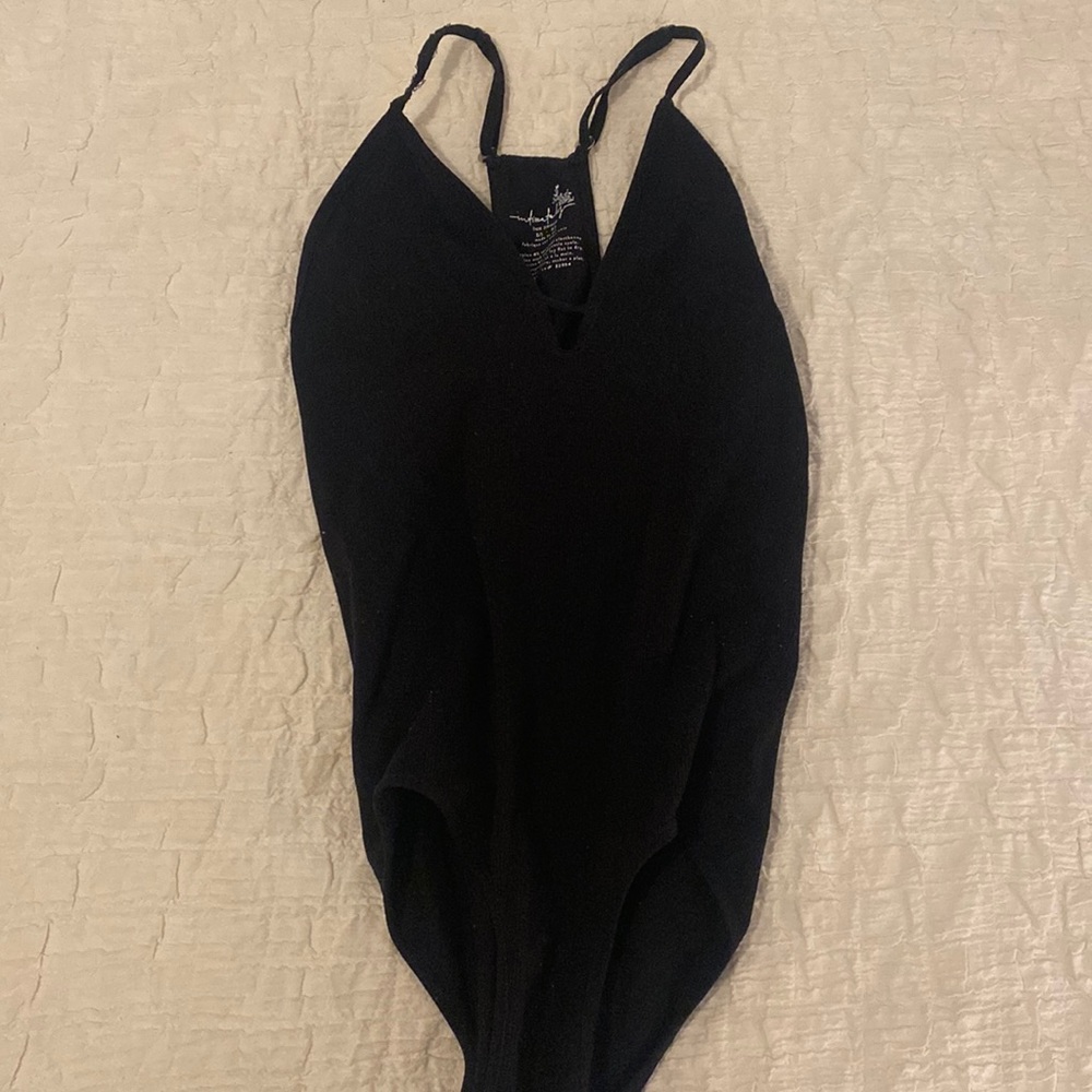 Low cut Free People stretchy bodysuit